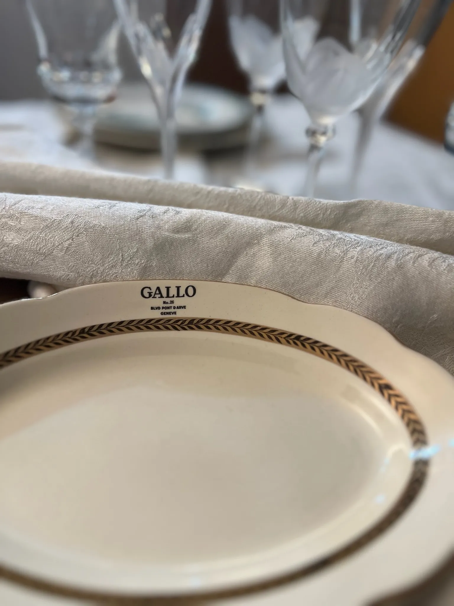Assiette personnalisée professionnelle
