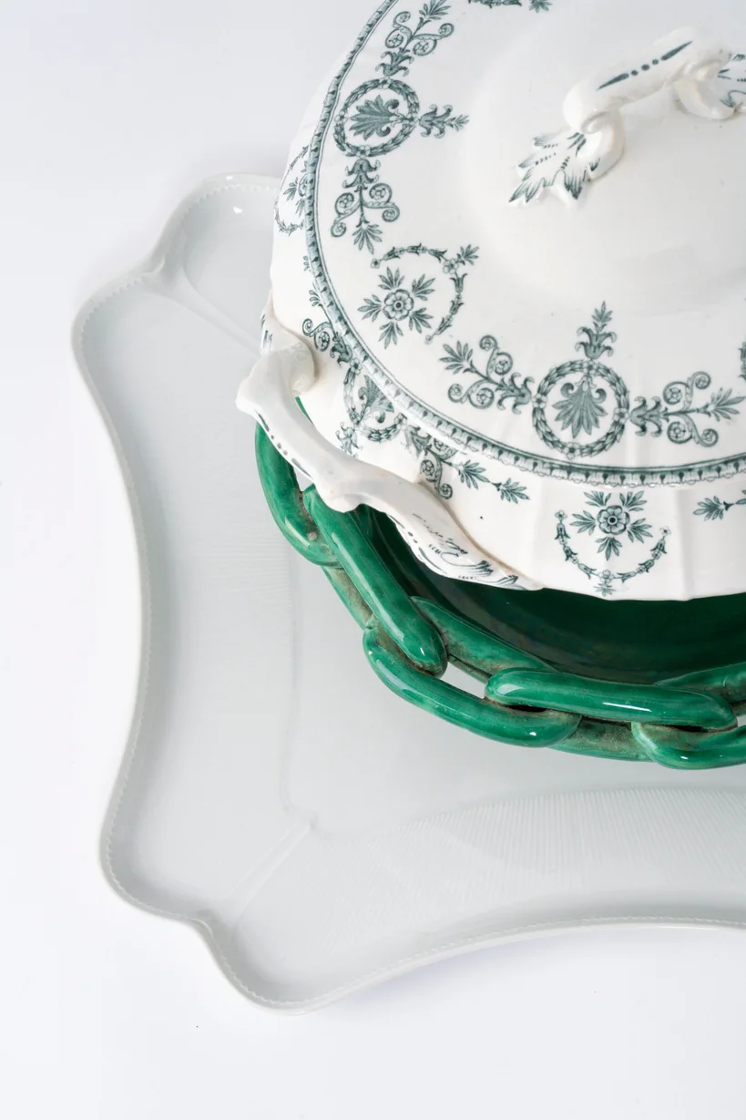 Vintage serving pieces